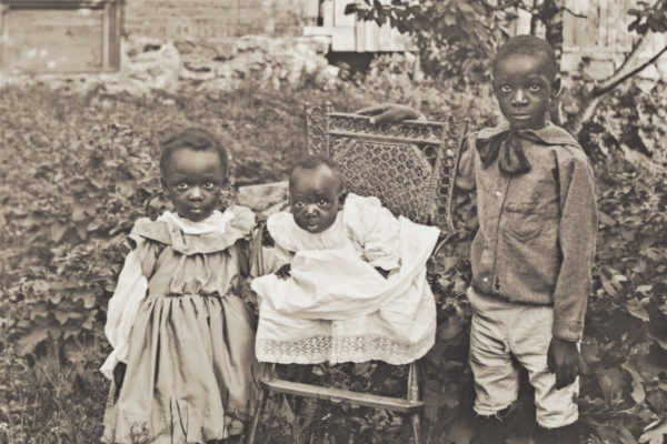 Hattie, James Harold, and Clarence Ward, about 1901